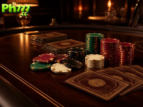 Dragon Tiger cards being dealt on screen